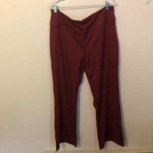 NWT Maroon Stretch Sweatpants with Inner Pocket Women XXL